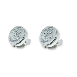 CUBREBOTONES REAL VALLADOLID PLATA BRILLO