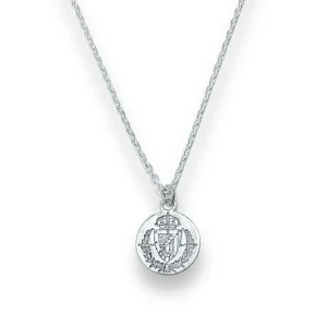 COLGANTE PLATA BRILLO Y CADENA PLATA