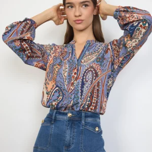 Blusa Aracelis Azul Denim