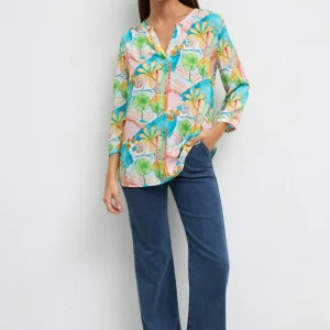 Camisa Cris Turquesa