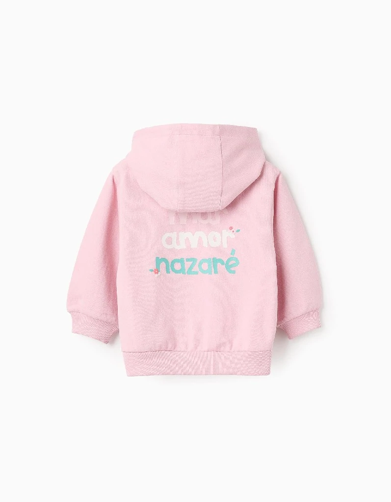 Verano – ZY Sudadera con cremallera rosa - Imagen 3
