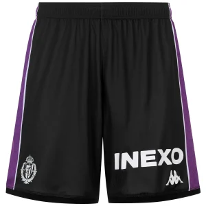 SHORT 2ª EQUIPACIÓN REAL VALLADOLID 25/26 NEGRO KOMBAT RYDER