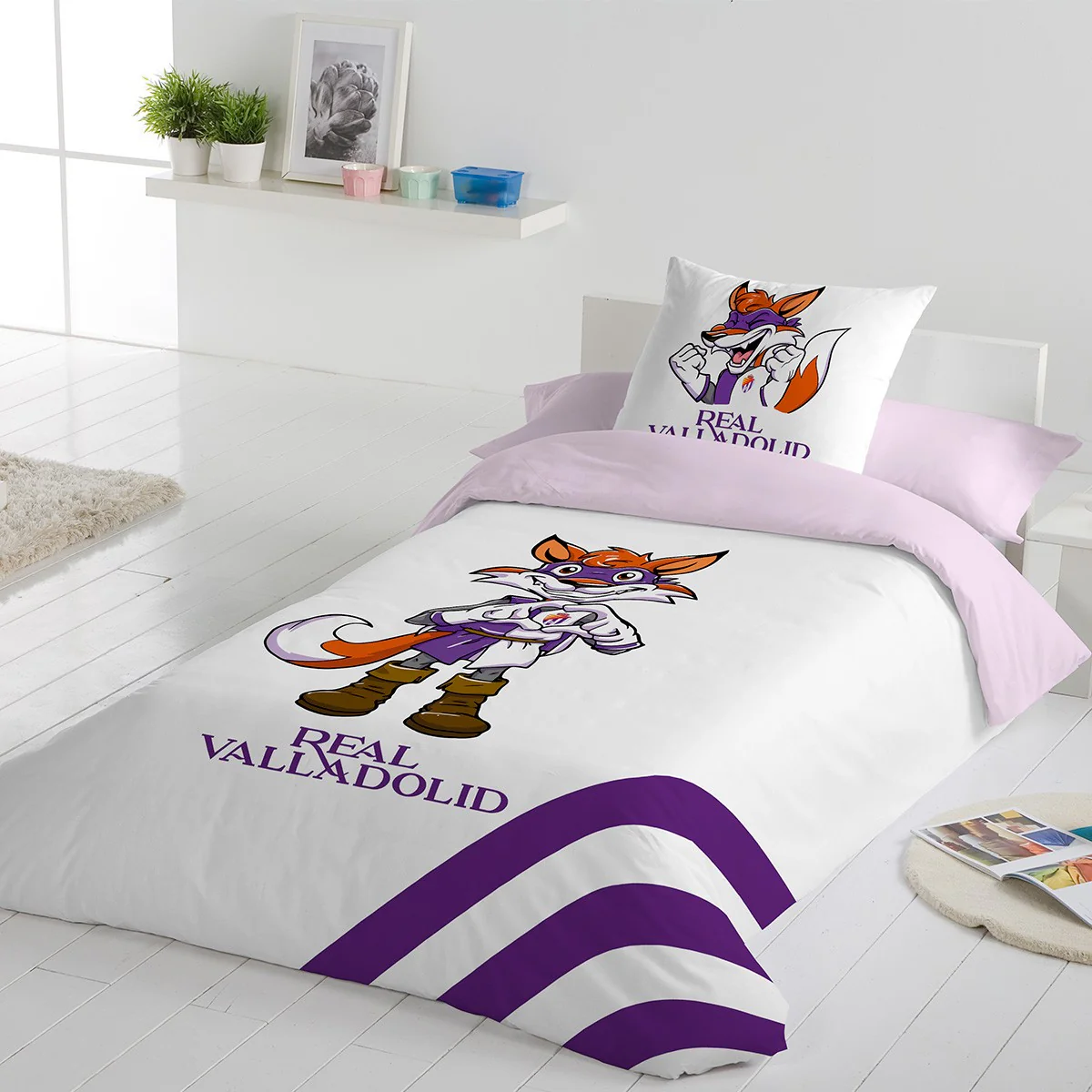 FUNDA NORDICA 90CM REAL VALLADOLID ZORRITO - Imagen 2
