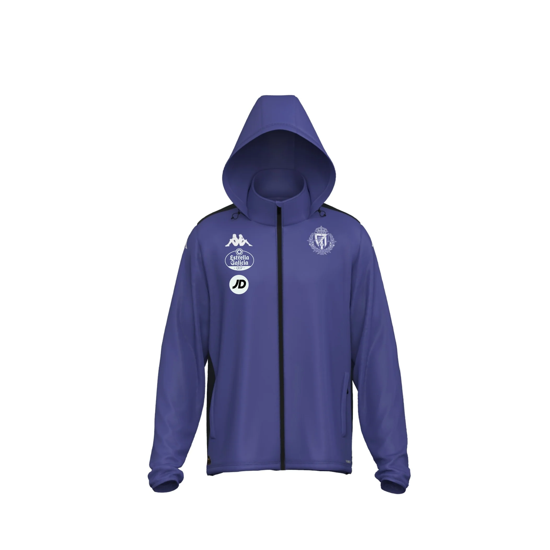 CHUBASQUERO REAL VALLADOLID AZUL ADVERZIP PRO 8
