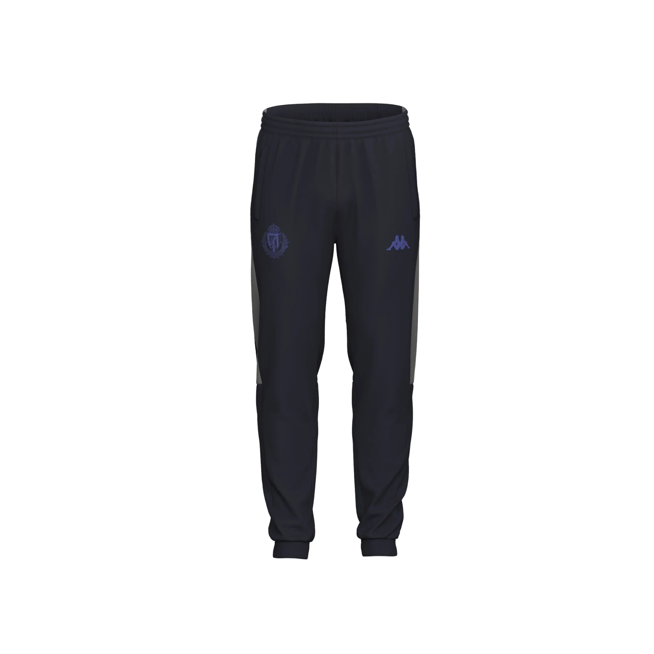 PANTALÓN CHÁNDAL REAL VALLADOLID NEGRO ARUNFINZIP 8 - Imagen 2
