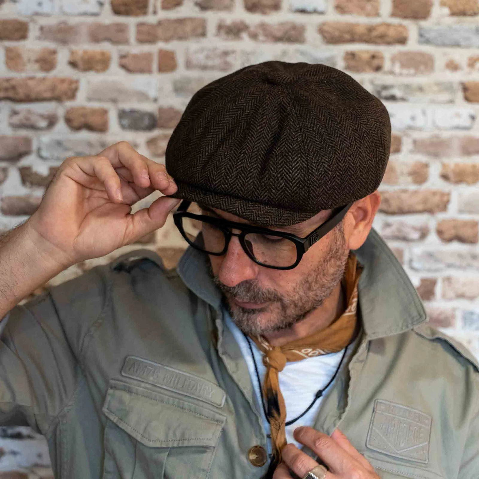 Gorra BECKHAM OVERSIZE ESPIGA – BROWN - Imagen 4