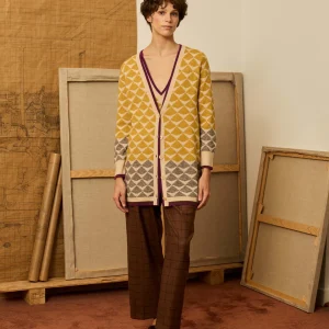 CHAQUETA GRECAS INTARSIA