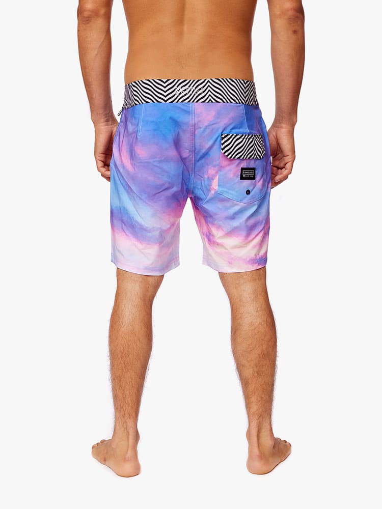 Ropa de Baño para Hombre Dunkelvolk BOARDSHORT ACID 16" WHT - Imagen 8