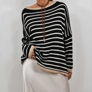 Jersey navy ribete negro