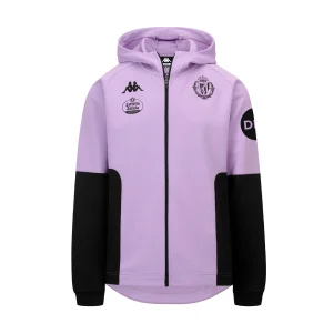 CHAQUETA DE CHÁNDAL MEQUOZIP VIOLETA REAL VALLADOLID 25/26