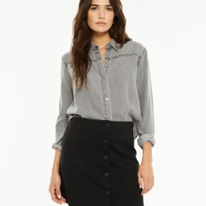 Camisa tencel bolsillos
