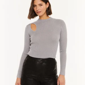 Jersey lúrex cut-out