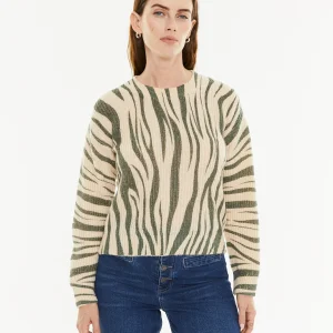 Jersey estampado efecto animal print