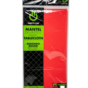 Mantel Redondo de Plastico Para Fiestas