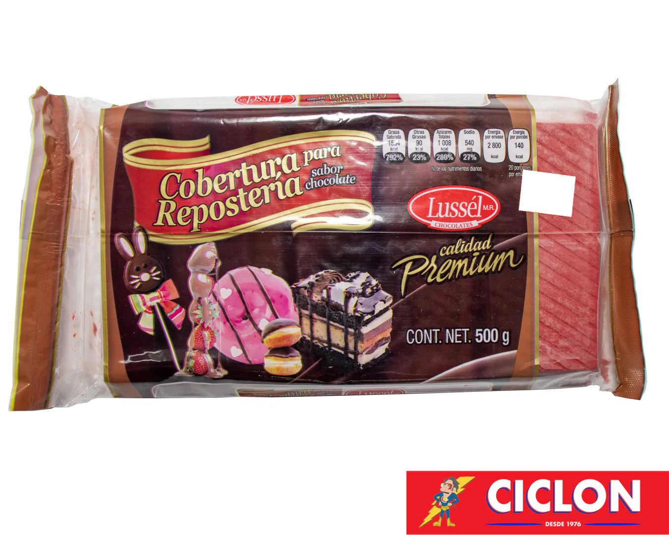 Cobertura para Reposteria Lussél 500gr