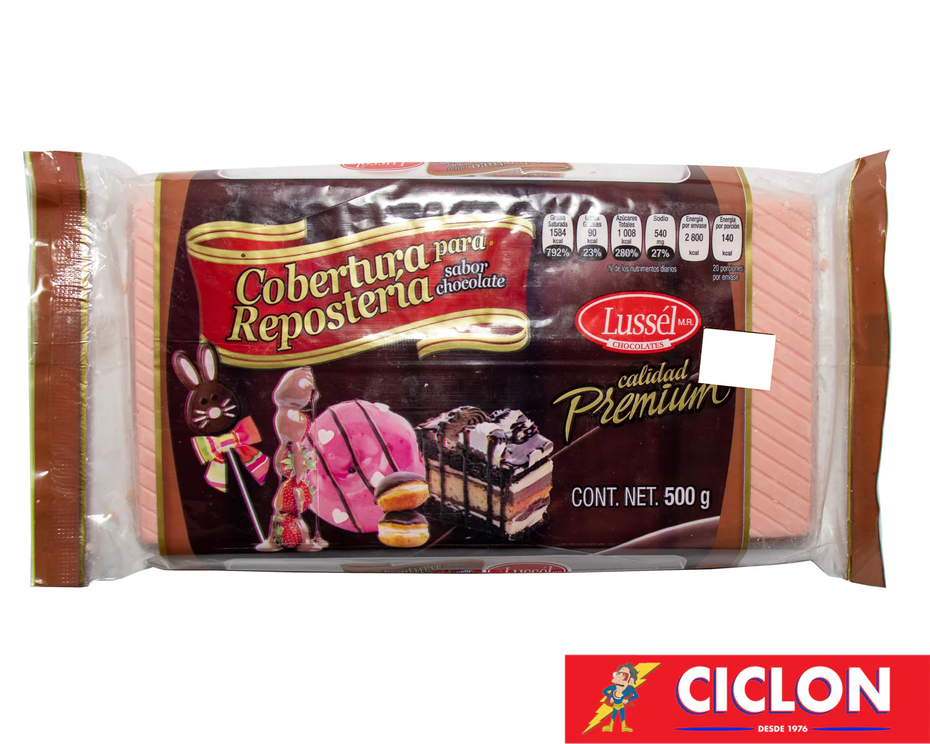 Cobertura para Reposteria Lussél 500gr - Imagen 3
