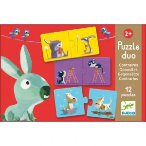 Djeco Puzzle educativo Contrarios