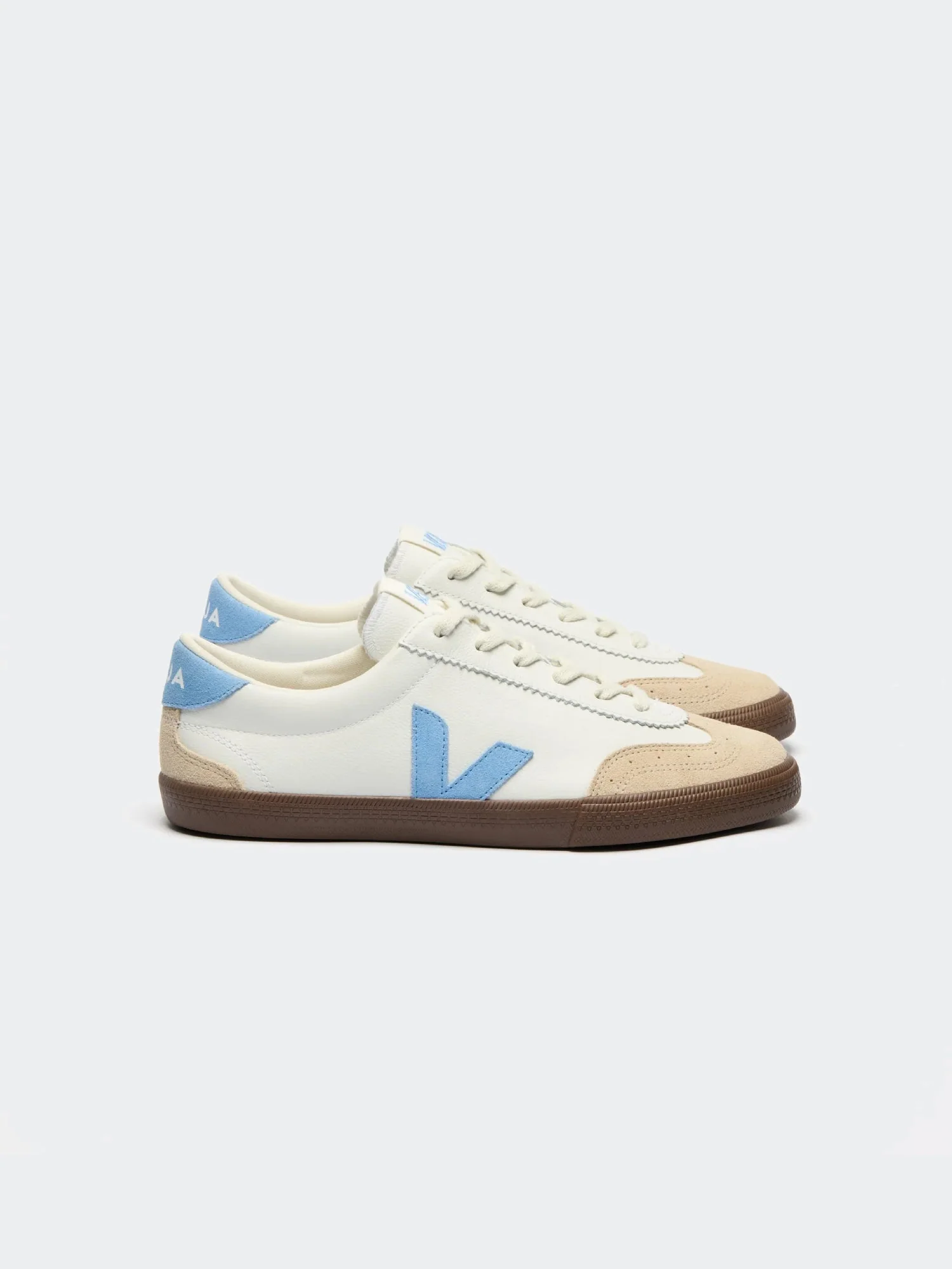 Zapatillas para Mujer VEJA VOLLEY Blanco Celeste - Imagen 2